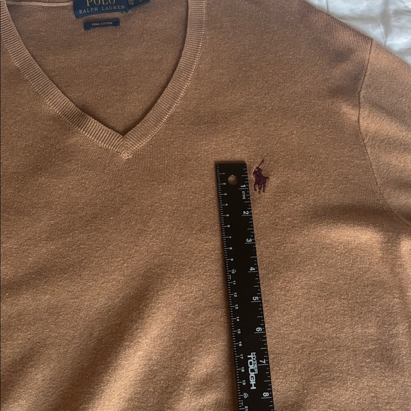 NWOT Men's XL Polo Ralph Lauren Pima Cotton V Neck Sweater - Picture 12 of 12